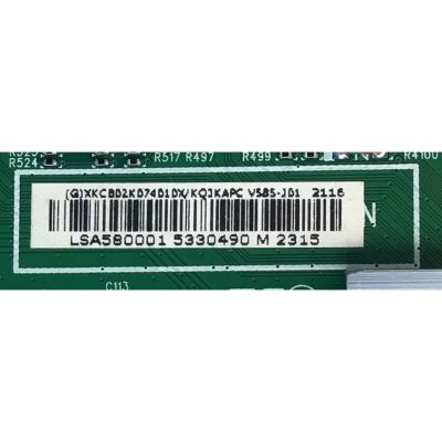 MAIN PARA TV VIZIO 4K UHD HDR SMART TV / NUMERO DE PARTE XKCB02K074 / 756TXKCB02K074 / 715GB692-M0E-B00-004D / (G)XKCB02K074010X / DISPLAY CV580U1-T01 / PANEL TPT580WR-U1T01.D REV:S01C / TPT580WR-U1T01.D REV:S01G / MODELO V585-J01 / V585-J01 LMXHE9KY - Imagen 2